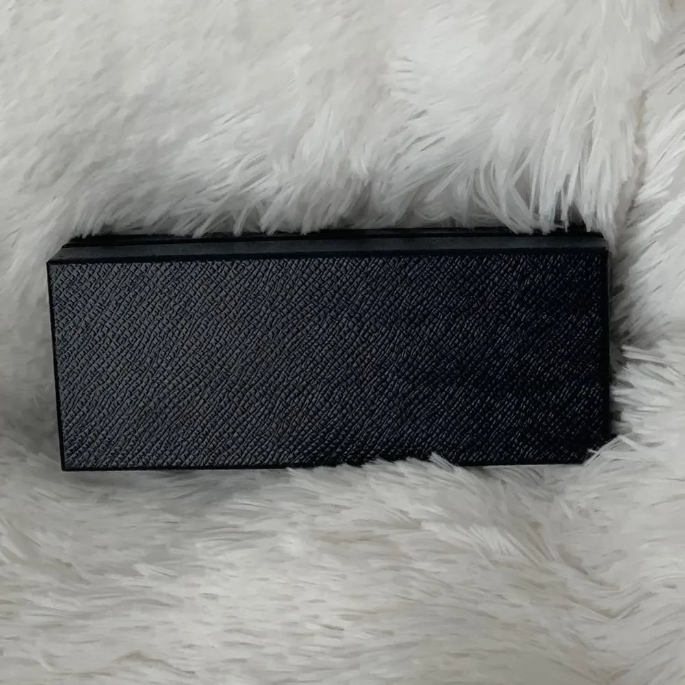 Prada Glasses Frames Black Gold Eyeglasses Case Cloth Box PR65RV Retro